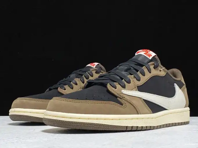 Rep MAX Scott Air SP CQ4277-001 Dark OG 1 Jordan Mocha Low Travis x 0419